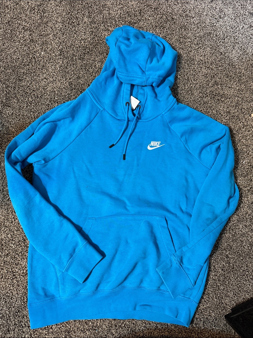 Nike Bright Blue Hooded Pullover Sweatshirt